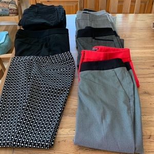 Express Columnist Pants, Size 4, various colors and patterns. $30 per pant.